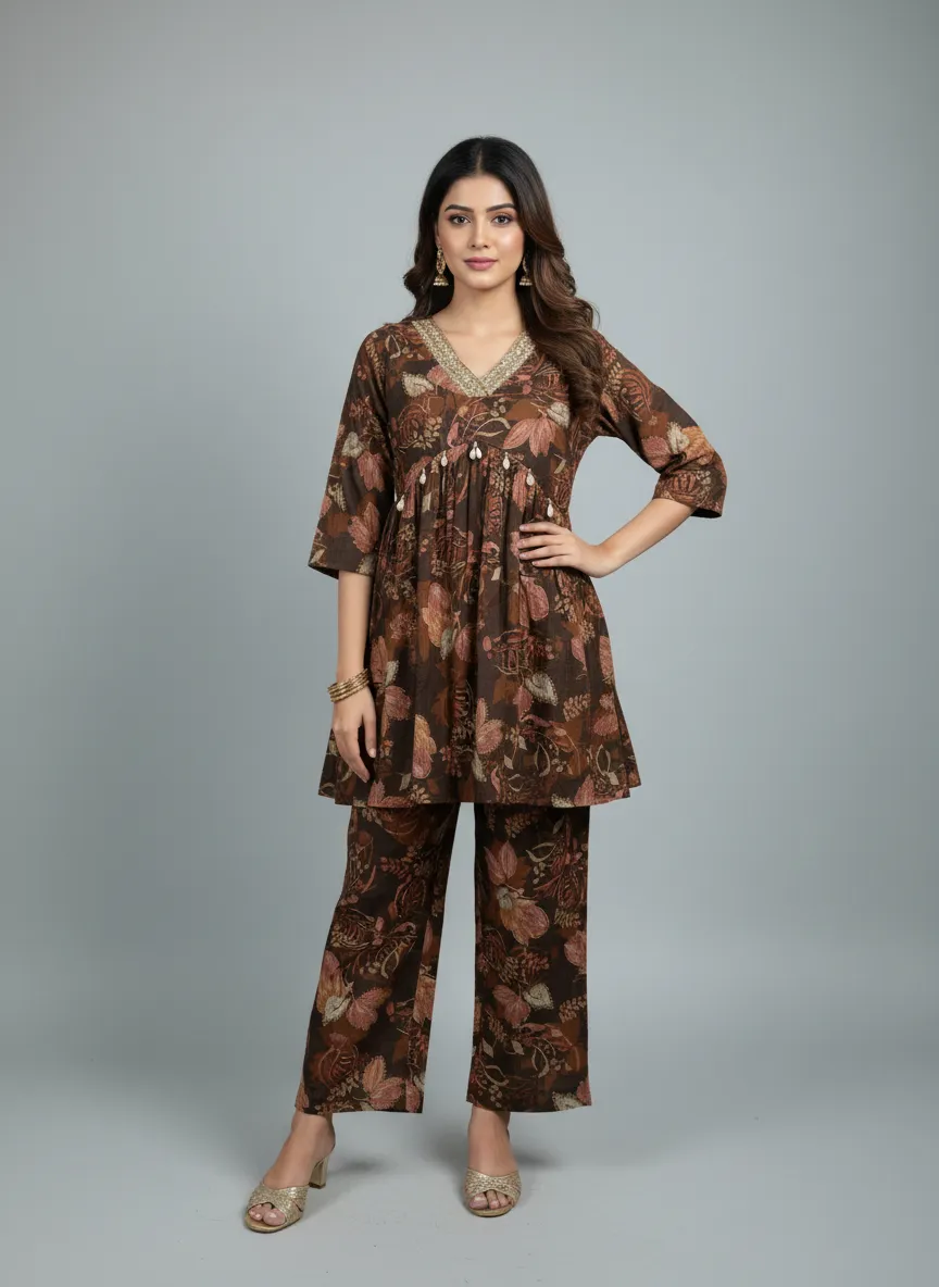 Berlin Fabric Co-ord Set (2 Colors, M–XXL) - Image 6