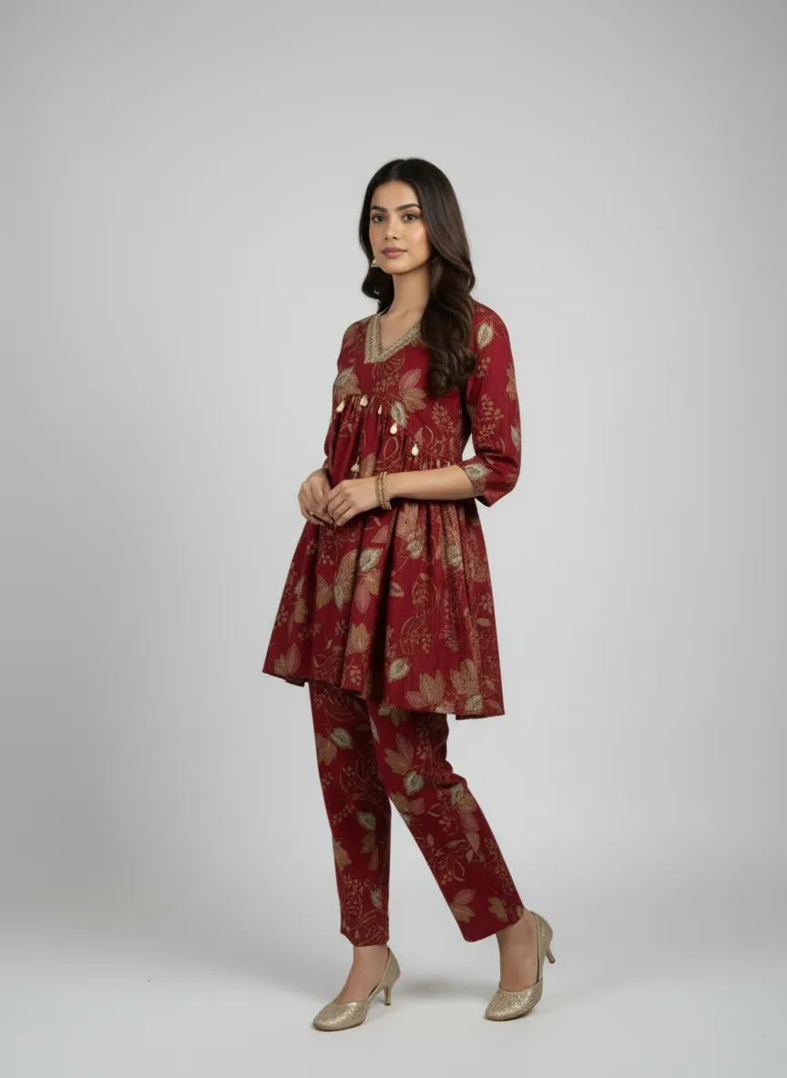 Berlin Fabric Co-ord Set (2 Colors, M–XXL) - Image 3