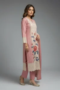 Peach Work Dress