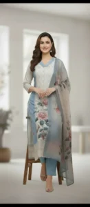 Sky Blue Work Dress